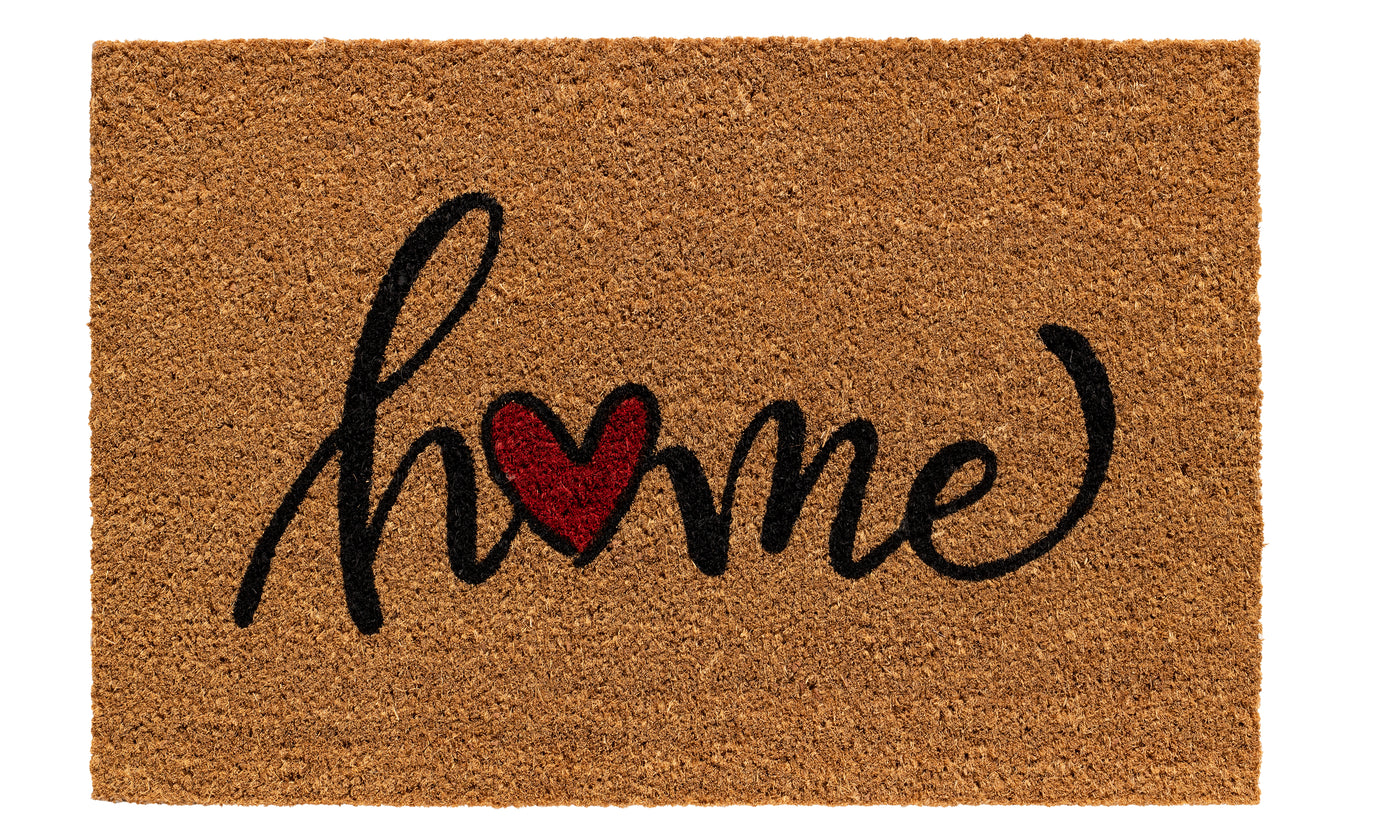 Otirač E-Coco Print Home Heart 40x60cm Crveni 1421402022