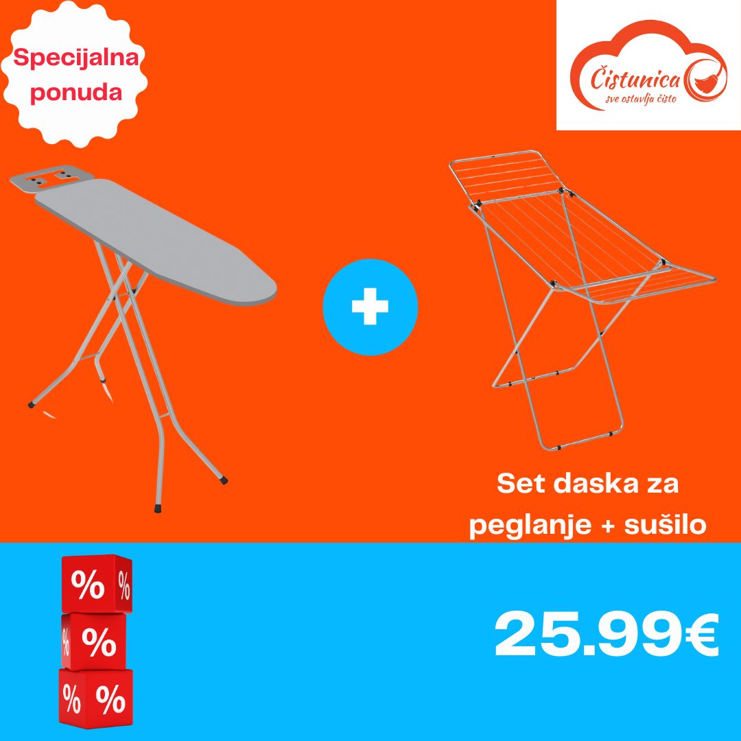 Set daska za peglanje + sušilo