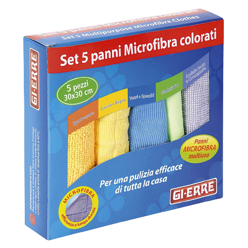 Krpa mikrofiber 5 set 30x30cm 499