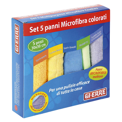 Krpa mikrofiber 5 set 30x30cm 499