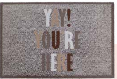 Otirač Mondial Yay you're here 50x75cm 5551505069